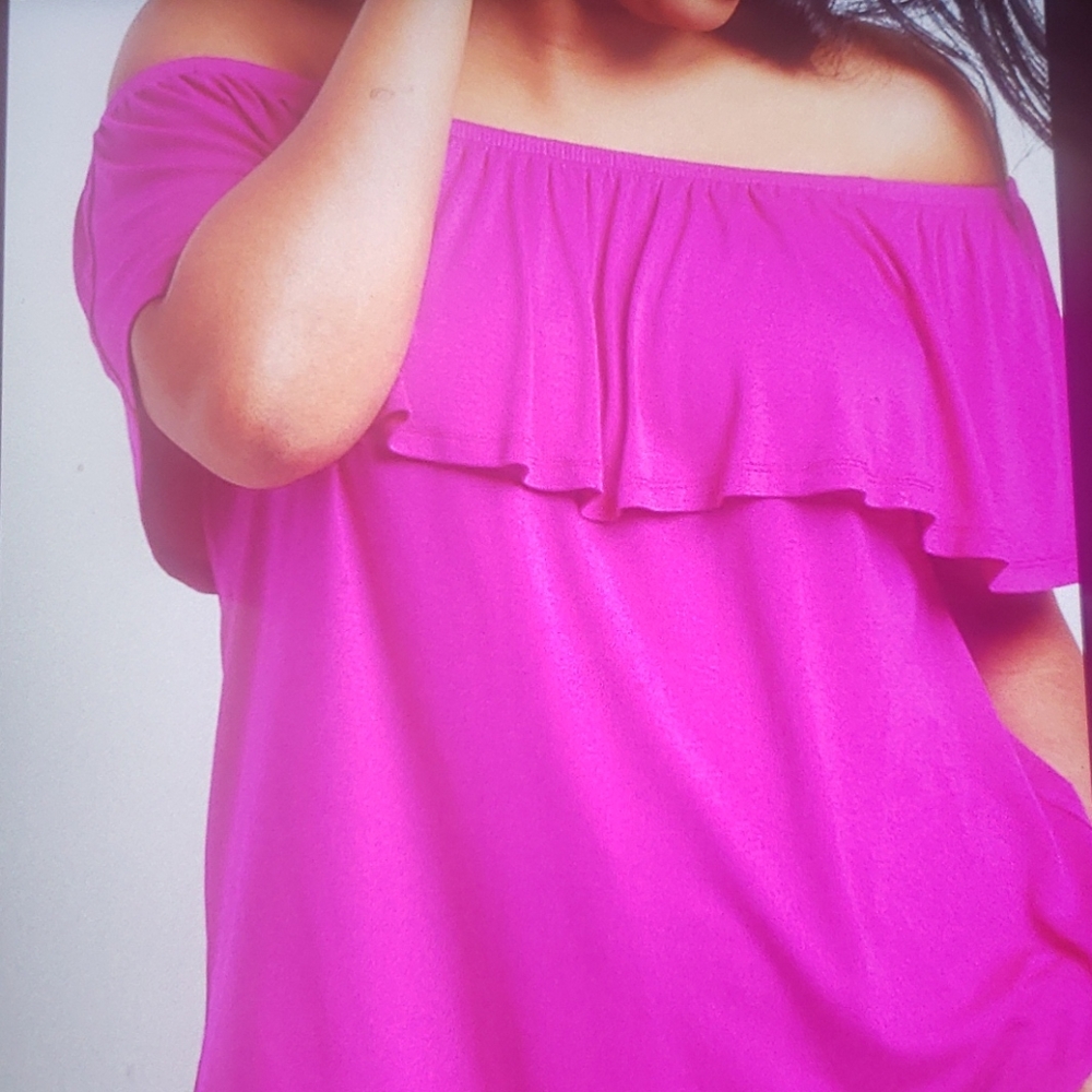 Lane Bryant Women's Top Off-The-Shoulder